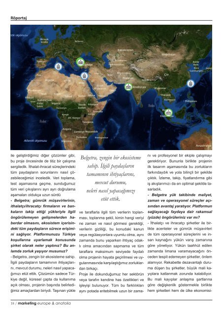 marketing europe & anatolia Sayı: 083