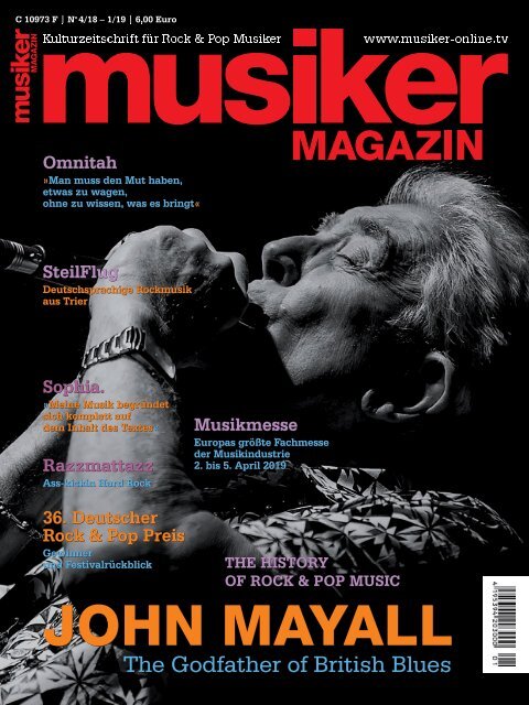 Musiker Magazin 4/2018 | 1/2019