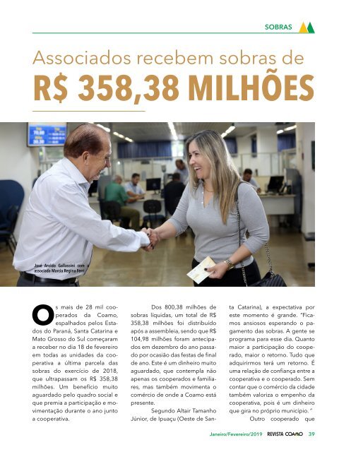 Revista Coamo - Janeiro/Fevereiro de 2019