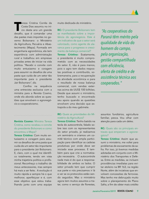 Revista Coamo - Janeiro/Fevereiro de 2019