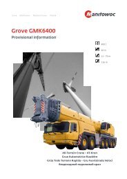 Grove GMK6400 - UN Mobilkraner