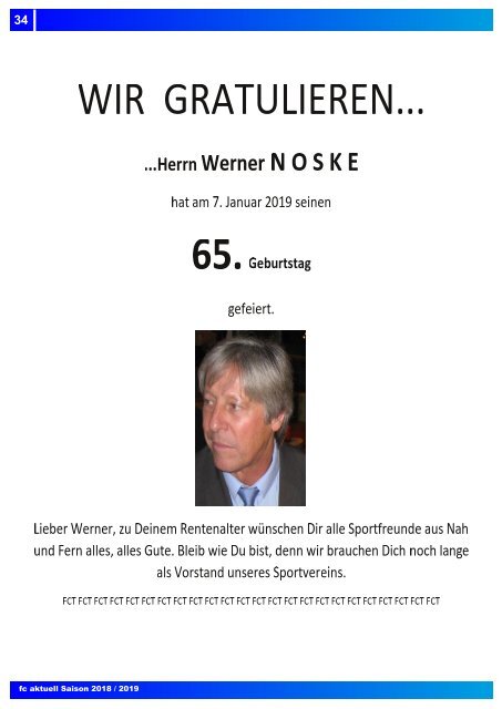 fc aktuell Saison 2018-19 Ausgabe 11