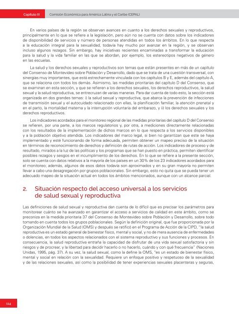 Primer informe regional sobre la implementación del Consenso de Montevideo sobre Población y Desarrollo