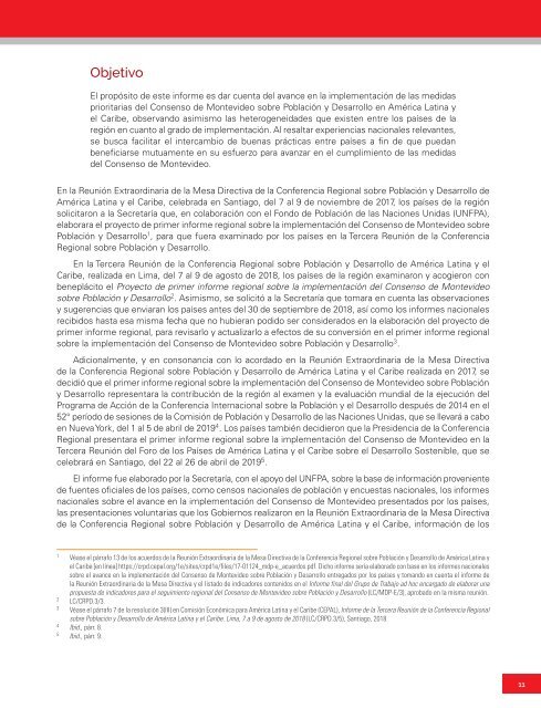 Primer informe regional sobre la implementación del Consenso de Montevideo sobre Población y Desarrollo