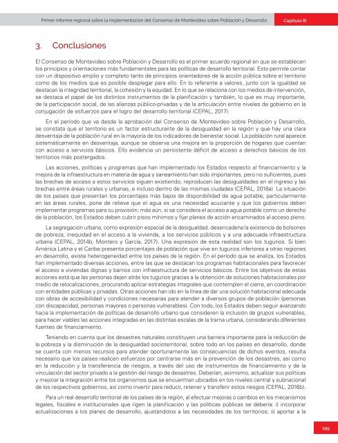 Primer informe regional sobre la implementación del Consenso de Montevideo sobre Población y Desarrollo