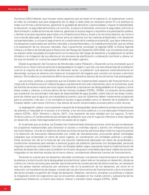 Primer informe regional sobre la implementación del Consenso de Montevideo sobre Población y Desarrollo