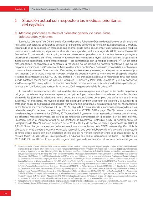 Primer informe regional sobre la implementación del Consenso de Montevideo sobre Población y Desarrollo