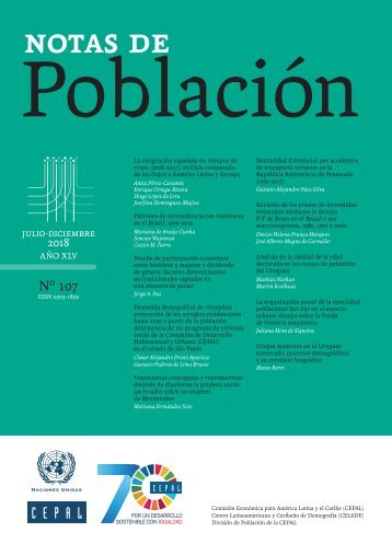 Notas de Población N° 107