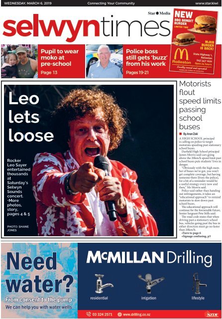 Selwyn Times: March 06, 2019