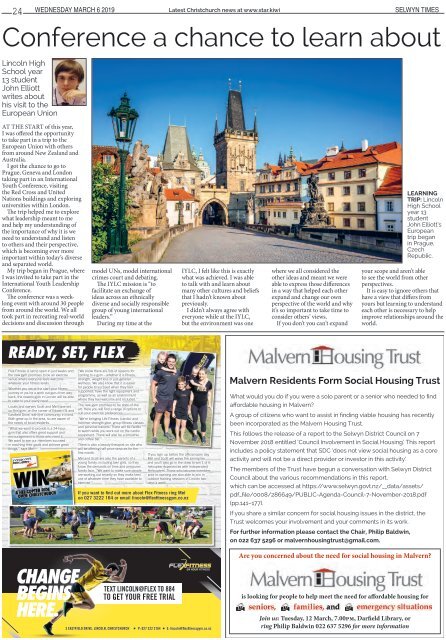 Selwyn Times: March 06, 2019