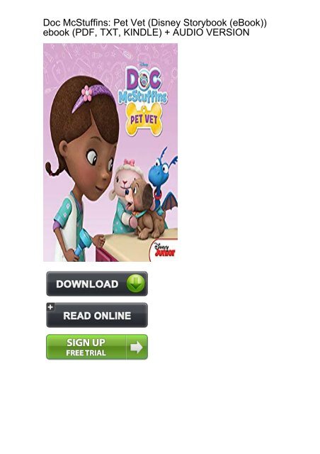 No One Talks About Doc Mcstuffins Disney Storybook Ebook Ebook Ebook Pdf