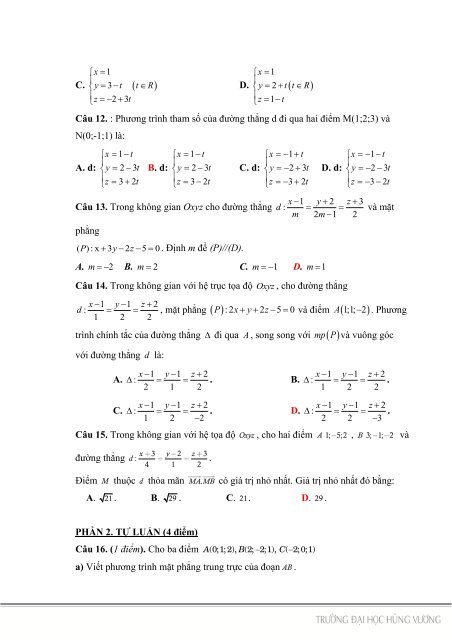 PHÁT TRIỂN NĂNG LỰC GIAO TIẾP TOÁN HỌC CHO HỌC SINH TRONG DẠY HỌC HÌNH HỌC LỚP 12