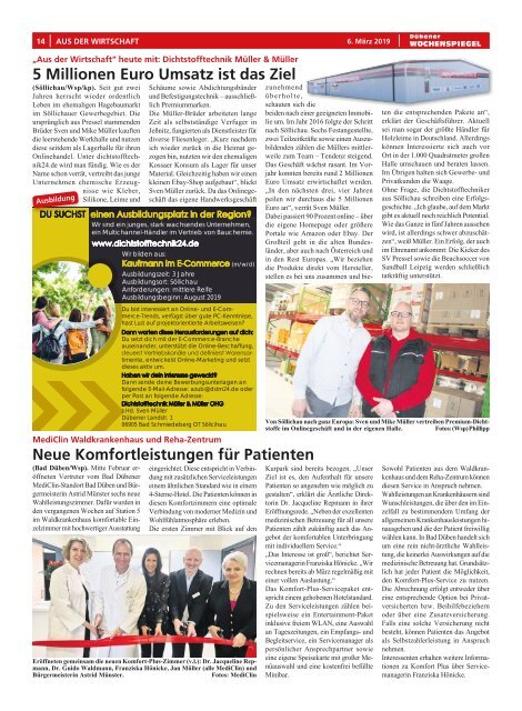 Dübener Wochenspiegel - Ausgabe 04 - Jahrgang 2019