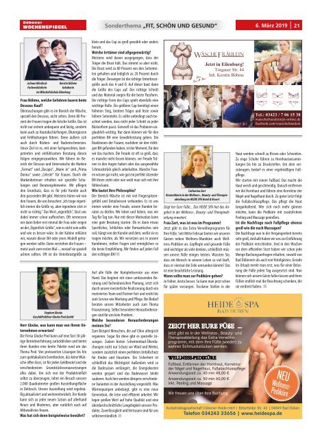 Dübener Wochenspiegel - Ausgabe 04 - Jahrgang 2019
