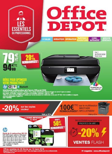 Office Depot 25 fevr-10 mars 2019