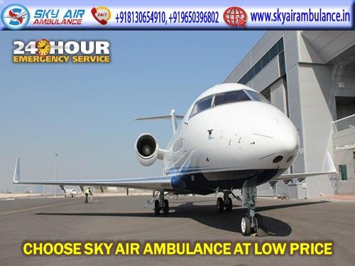 Receive Comfortable Patient Shifting in Gaya by Sky Air Ambulance