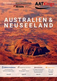 AAT Kings Gruppenreisen & Kurztouren in Australien und Neuseeland 2019/20