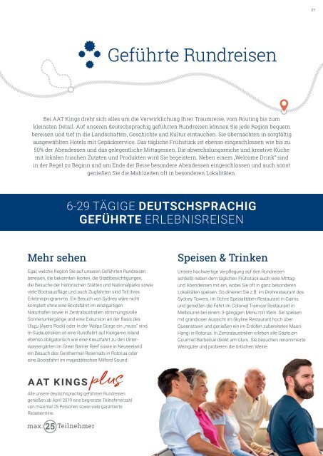 AAT Kings Gruppenreisen & Kurztouren in Australien und Neuseeland 2019/20 - Schweizer Preise