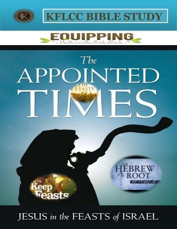 Jesus In the Feast Of The Lord Appointed Times