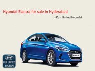 Hyundai Elantra for Sale in Hyderabad