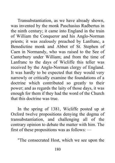 Wicliffe and His Times - James Aitken Wylie