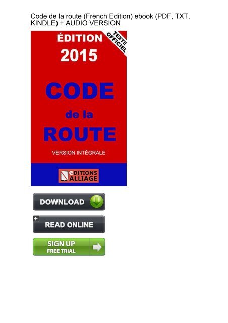 livre de code de la route algerien en arabe pdf