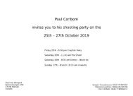 Paul Invitation details