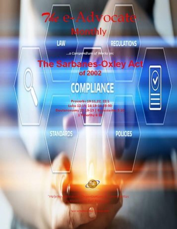 The Sarbanes-Oxley Act of 2002