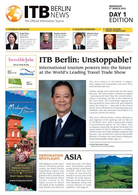 Itb Berlin News 2019 Day 1 Edition