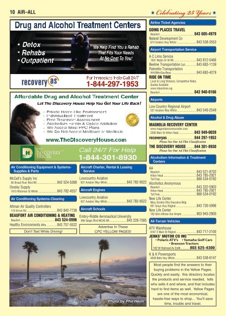 BFT 2019 CPC Lowcountry Yellow Pages