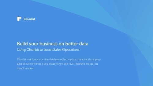 Clearbit-Salesforce-Sales-Operations