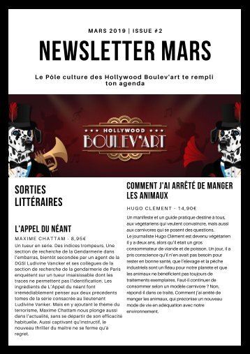 Newsletter BDA - Mars 2019