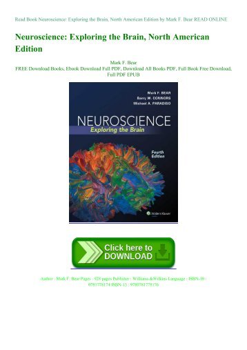 Read Book Neuroscience: Exploring the Brain, North American Edition by Mark F. Bear READ ONLINE