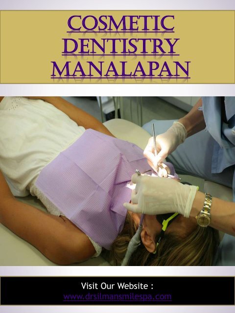 Cosmetic Dentistry Manalapan