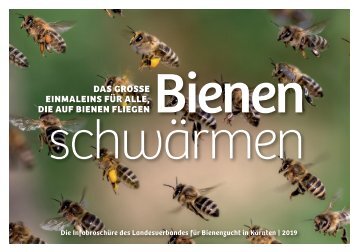 Bienenbroschüre des Landesverbandes für Bienenzucht in Kärnten 2019