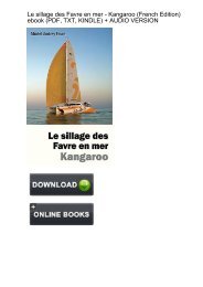 Download sillage Favre mer Kangaroo French ebook