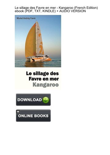Download sillage Favre mer Kangaroo French ebook