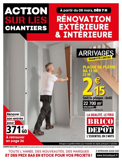 Bloc multiprise avec interrupteur blanc/gris clair - 5 prises - 2 m - Brico  Dépôt