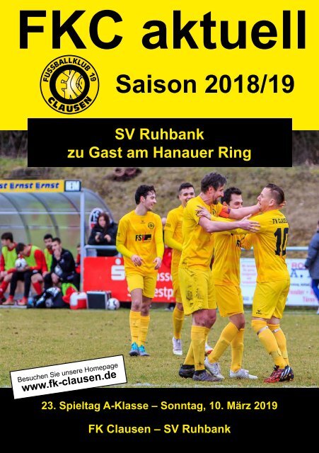 FKC Aktuell - 23. Spieltag - Saison 2018/2019