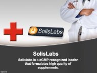 Natural Probiotics Supplements – SolisLabs