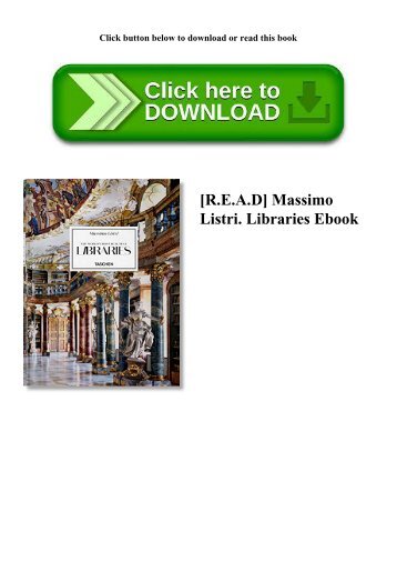 [R.E.A.D] Massimo Listri. Libraries Ebook
