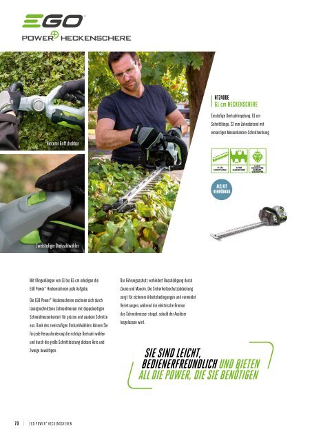 EGO Produkte Katalog 2019