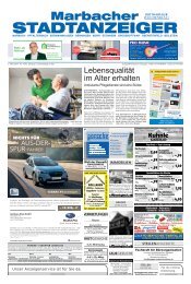 Marbacher Stadtanzeiger KW 10/2019