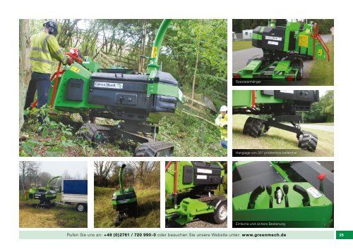 GreenMech Holzhäcksler Katalog