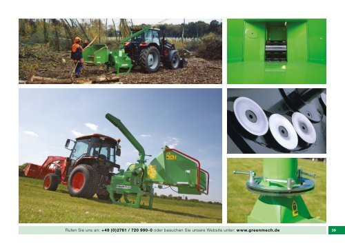 GreenMech Holzhäcksler Katalog