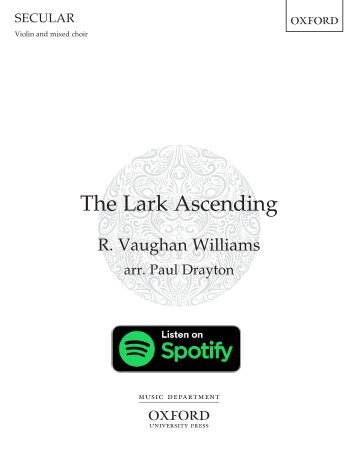 Vaughan Williams arr Drayton The Lark Ascending