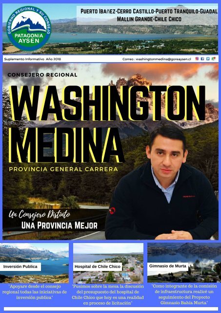 Estimados Vecinos y vecinas de la Provincia General Carrera 