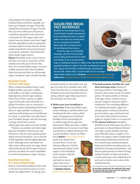 Better Nutrition March 2019