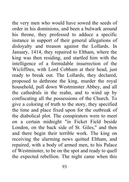 In England from Wicliffe to Henry VIII - James Aitken Wylie