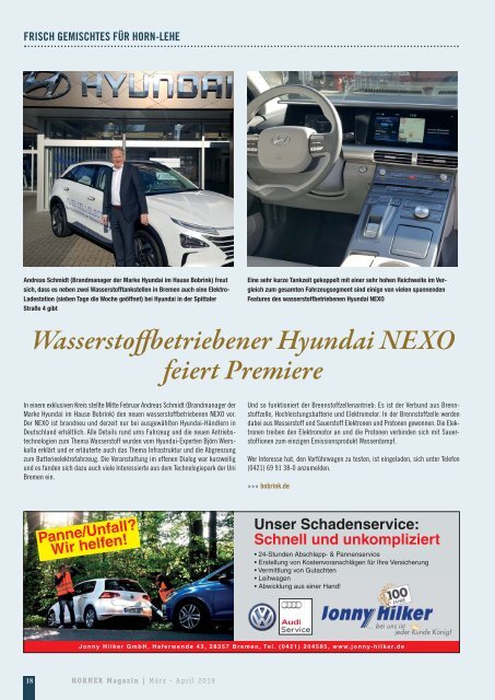 HORNER Magazin | März-April 2019